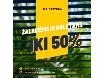 Apsauginės žaliuzės ir tinkleliai – saugumas ir komfortas!