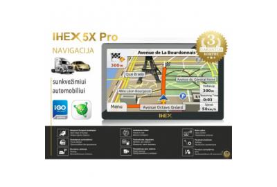 IHEX 5X Pro – greičiausias GPS navigatorius su 3 metų garantija