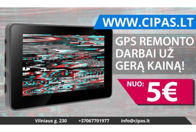 GPS remontas nuo 5€ – greitai ir patikimai!