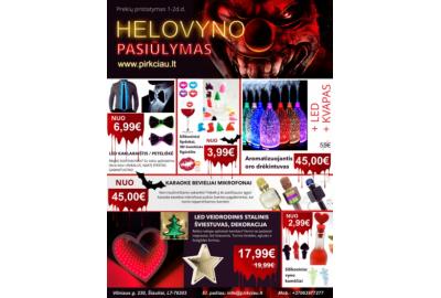 Helovyno prekės nuo 3,99€ – apsipirkti lengva!