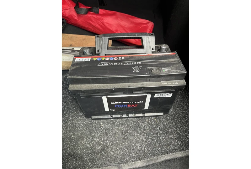 Naudotas 3 m?n. MonBat 12V 80Ah už 55€