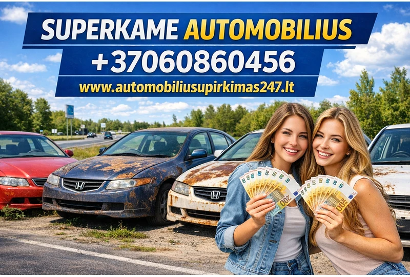 Parduokite automobilį greitai ir patogiai – atvykstame pas jus!