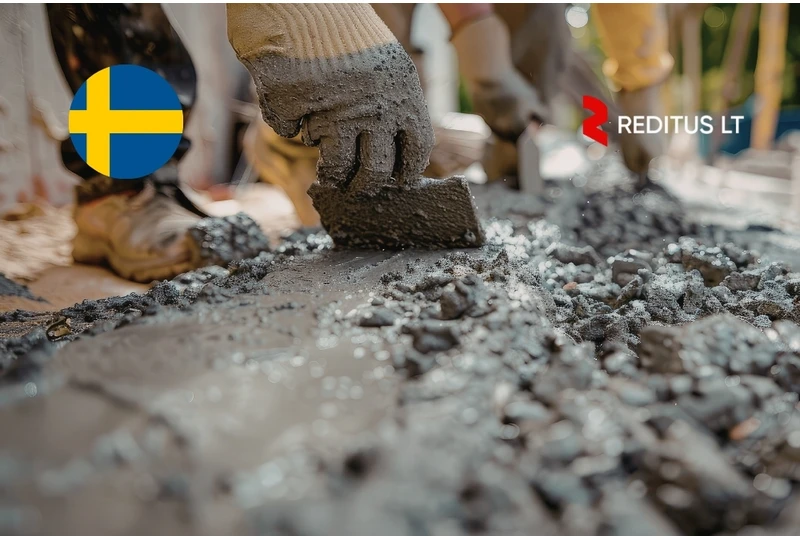 Betonuotojai Švedijai: ilgalaikis darbas su apgyvendinimu