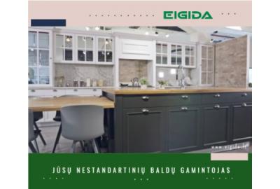 Virtuvės, svetainės, vaikų kambarių baldai pagal užsakymą