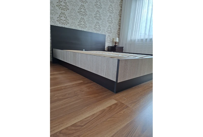 Prabangi lova su 2 spintelem||Miegamoji dalis 160x200 cm||Lova aukštas 36 cm be ?iužinio