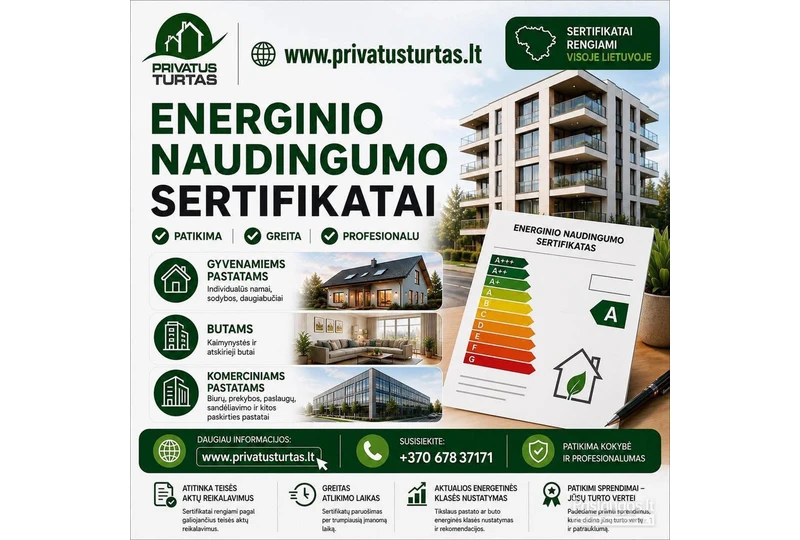 Energinis sertifikatas skubiai visoje Lietuvoje||Pastat? energinio naudingumo sertifikatai greitai||APVA paramos pažymos – sutvarkome per 24 val.||Energinio sertifikato pažyma notarui ir bankui||Sertifikavimo neb?tinumo pažyma skubiai