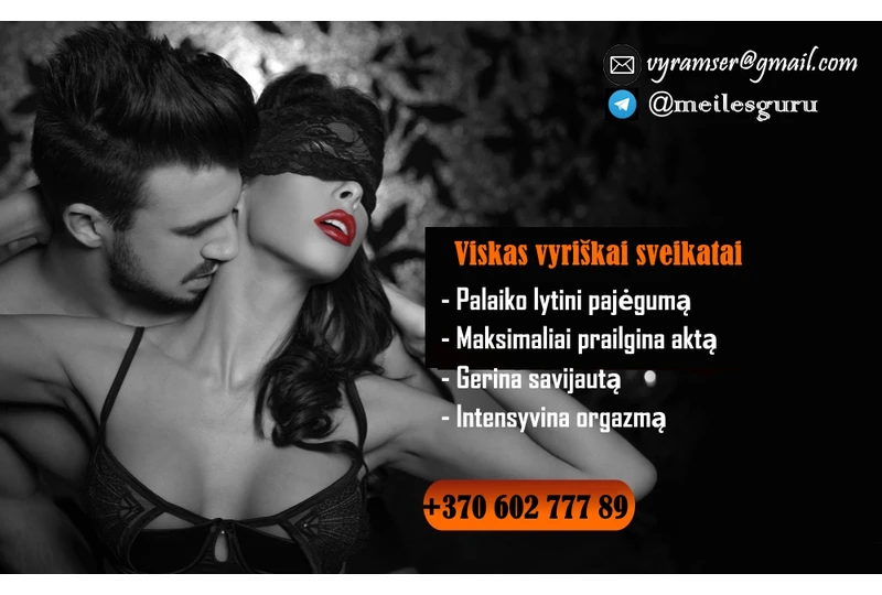 Erekcijai Potencijai Nr1 Vyrams Gera kaina