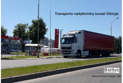 Transporto vadybininko kursai 2025 m. sausio 13-15 d.