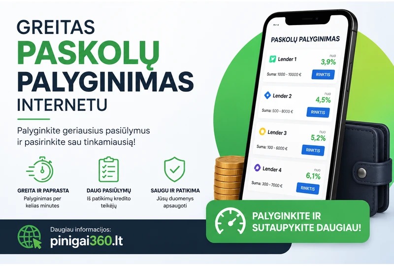 Finans? patarimai visiems||Palygink paskolas ir taupyk||Geriausi bank? pasi?lymai ?ia||Tavo finans? vadovas Pinigai360