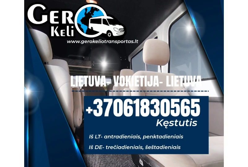 Greitas ir saugus keliavimas dviese su patogiais mikroautobusais