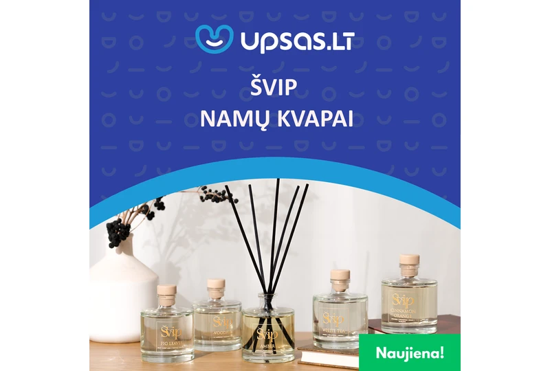Namų kvapai su lazdelėmis ir žvakėmis jaukiai kvepia
