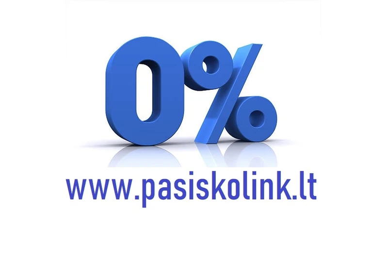 Pirmas kreditas iki 1000 € ir iki 1 metų nemokamai!