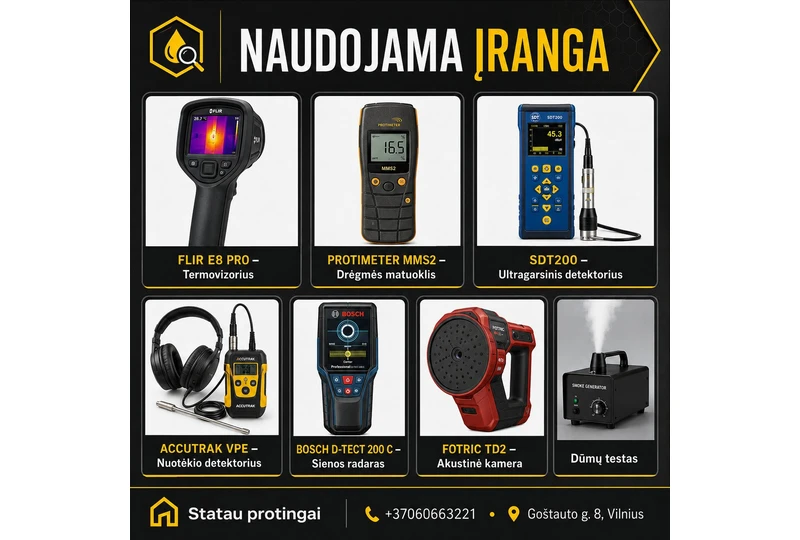 Raskite vandens patekimo viet? prieš remont?||Dr?gm?s diagnostika komerciniams stogams||Nustatykite stogo pratek?jimo taškus be ardymo||Išvengkite brangaus stogo keitimo – patikrinkite dabar||Tiksl?s remonto prioritetai j?s? pastato stogui