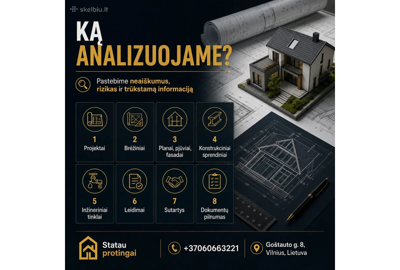 Sužinokite, kas slepiasi b?sto dokumentuose ||Pirksite b?st?? Išanalizuokime dokumentus ||Rizikas projekte atskleidžiame prieš pirkim? ||Dokument? analiz?: sutaupykite brangiausi? klaid? ||Patikrinkite b?sto dokumentus prieš pasirašant sutart? ||Išvengkite problem?: ekspertin? dokument? analiz?