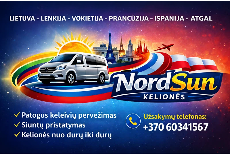 Siuntos iš Lietuvos į Europą nuo 30€