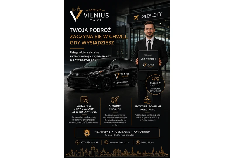 Wile?ska taksówka 24/7 zawsze na czas||Szybkie taxi z angloj?zycznym kierowc?||Profesjonalny transfer z lotniska w Wilnie||Nocne taxi w Wilnie dost?pne 24 godziny
