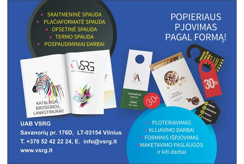 Greita spaudos gamyba ir ploteriavimas