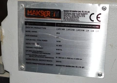 CNC frezavimo stakl?s pjovimui su vakuumu||1,5kW aši? varikliai 24000rpm pramonei||Automatinis ?ranki? keitimas 6 vnt efektyvumui||Turkijoje gamintas CNC 2015 m už 10700 Eur||Vakuumo sistema 308 m³/h stabiliam fiksavimui||DWG ir DXF palaikymas BMW frezavimo ?rangai||3500 kg svoris ir 8 Bar oro sistema pjovimui