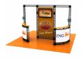 Stiprios ir lengvos CROSS wire konstrukcijos parodoms