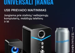 Erdvinis 2.1 garsiakalbiai su galingais žemais dažniais