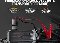 Universalus užved?jas, kompresorius ir powerbank||Naujas 3in1 pagalbininkas kelyje – b?tinas||Užvesk automobil?, prip?sk padangas bet kur||Galingas jump starteris su kompresoriumi||Viskas viename: užved?jas, pompa, powerbank||Nepakei?iamas ?rankis tavo automobilio bagažin?je||POPDEER PD-JA3 – tavo gelb?tojas kelyje