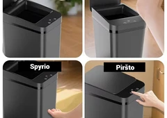 Higieniška automatinė šiukšliadėžė – tvirtas ABS plastikas ir drėgmės atsparumas