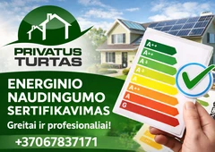 Sertifikatas namui butui ar verslui skubiai