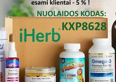 Naujiems klientams: 15% nuolaida iHerb su kodu KXP8628