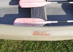 Baidar?s už 285€ – komplektas su irklais||Calypso Roto Sport – tvirtas dugnas, pataisytos vietos||Pristatome baidares – kuro kaina, komplektai su irklais||Triviet? kanoja 460€ – 3 sluoksni? korpusas, taisyta||Naudotos baidar?s nuo 255€ – galima viena ar komplektas