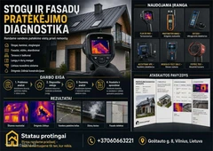 Tiksliai nustatome stogo defektus