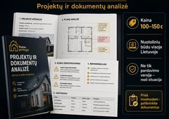 Statybos projekt? analiz? prieš perkant nam?