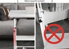 Stabilias stalas su MDF viršumi – puikus namų biurui