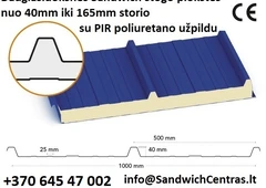Pavasario akcija sien? plokšt?ms 160mm storio