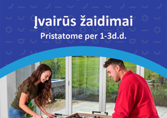 Greitas pristatymas per 1-3 dienas Lietuvoje